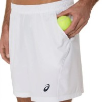 Pantaloncini Asics Court 7IN Blanco