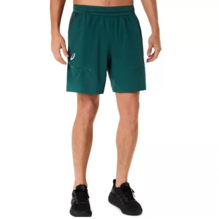 Breve Asics Match 7IN Verde Oscuro PADELPOINT Breve Asics Match 7IN Verde Oscuro