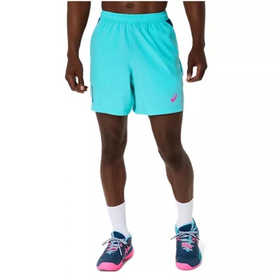 Pantaloncini Asics Padel Court 7IN Azul Aqua  Offerta + Economico