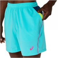 Pantaloncini Asics Padel Court 7IN Azul Aqua  Offerta + Economico