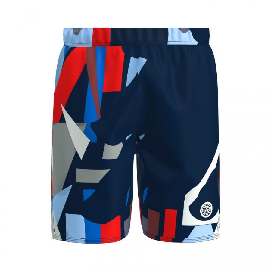 Badu New York Pantaloncini Bidi Junior Blu Scuro Rosso  Offerta + Economico