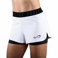 Pantaloncini Endless Tech Iconic Blanco Mujer  Offerta + Economico