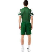 Tuta Sportiva Lacoste Corta Blanco Verde  Offerta + Economico
