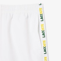Tuta Sportiva Lacoste Corta Blanco Verde  Offerta + Economico