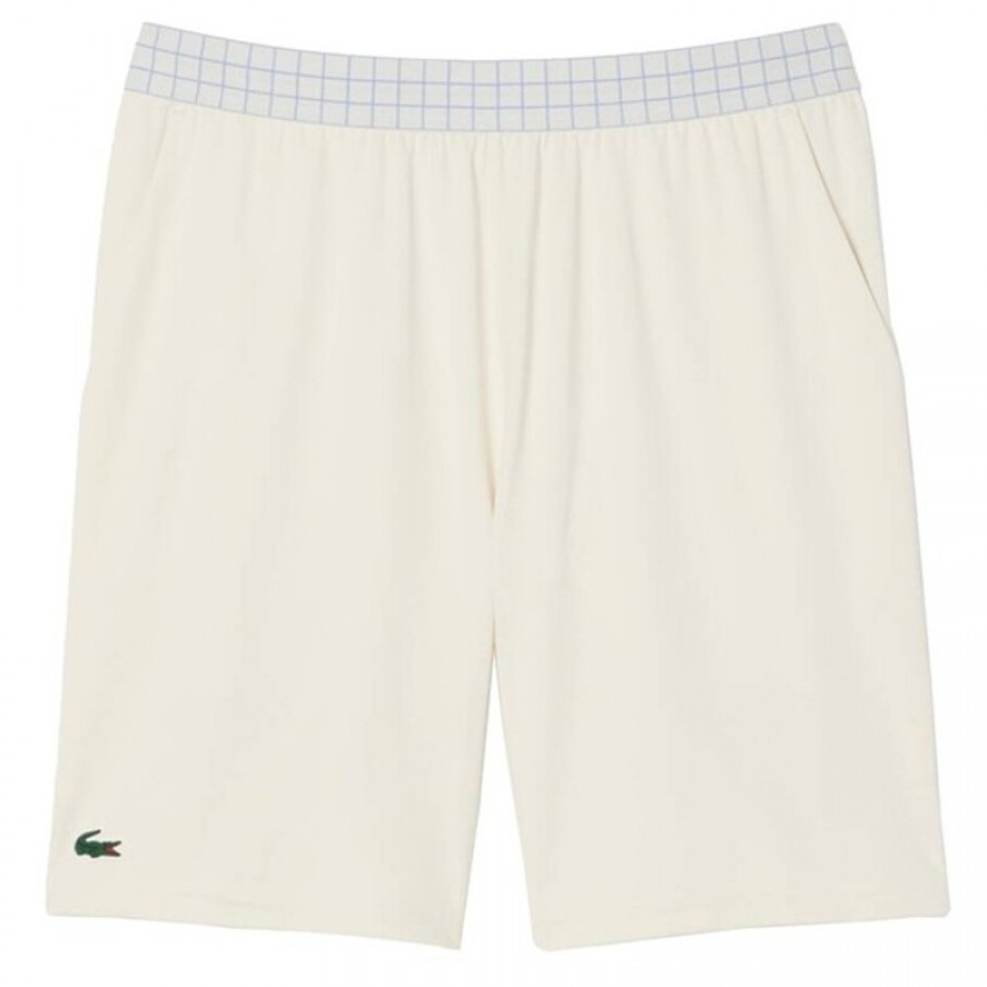 Pantaloncini Lacoste Tenis Ultra Dry Blanco Roto