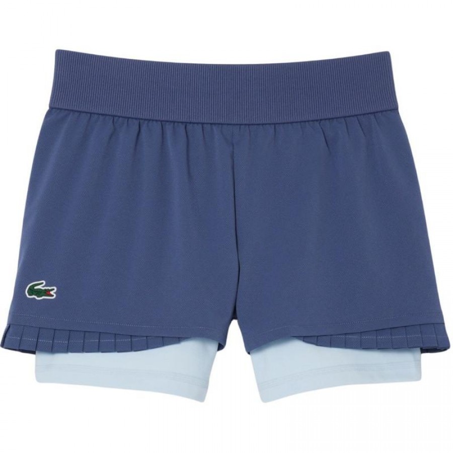 Corto Lacoste Ultra Dry Violeta Azul Mujer  Offerta + Economico