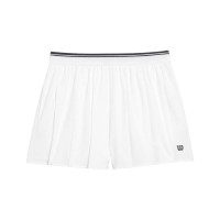 Wilson Speed Short Piegato Blanco Mujer