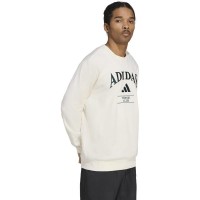 Adidas Heritage Graphic Felpa Gesso Bianco