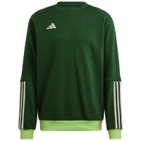 Adidas Tiro 23 Crew Felpa Verde Scuro