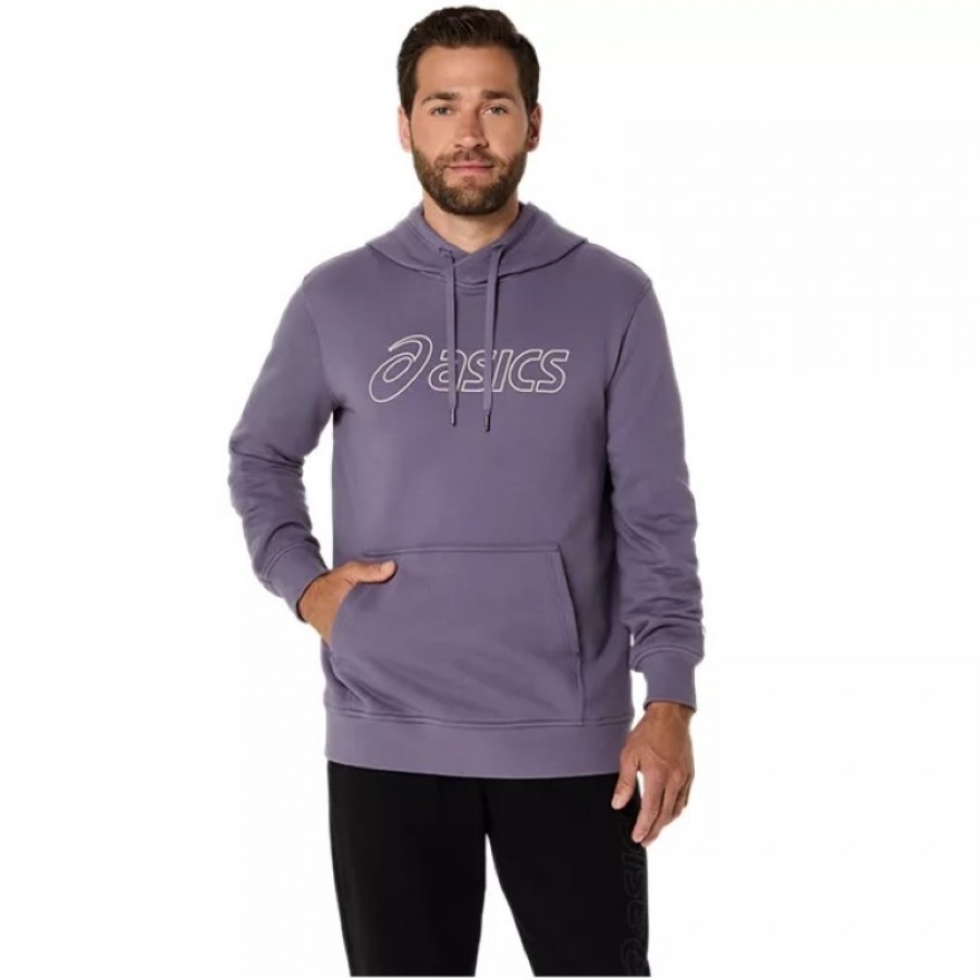 Asics Felpa Betulla Grigio Viola  Offerta + Economico