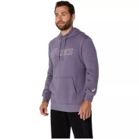 Asics Felpa Betulla Grigio Viola  Offerta + Economico