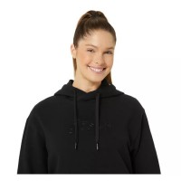 Asics Logo Nero Felpa Donna  Offerta + Economico