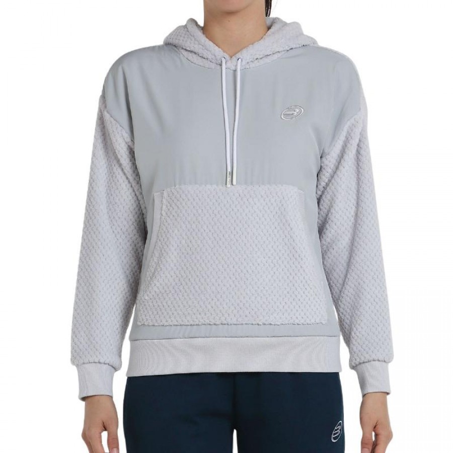 Bullpadel Neda Felpa Grigio Perla  Offerta + Economico