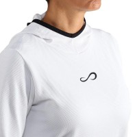 Endless Breath Line Felpa bianca nera