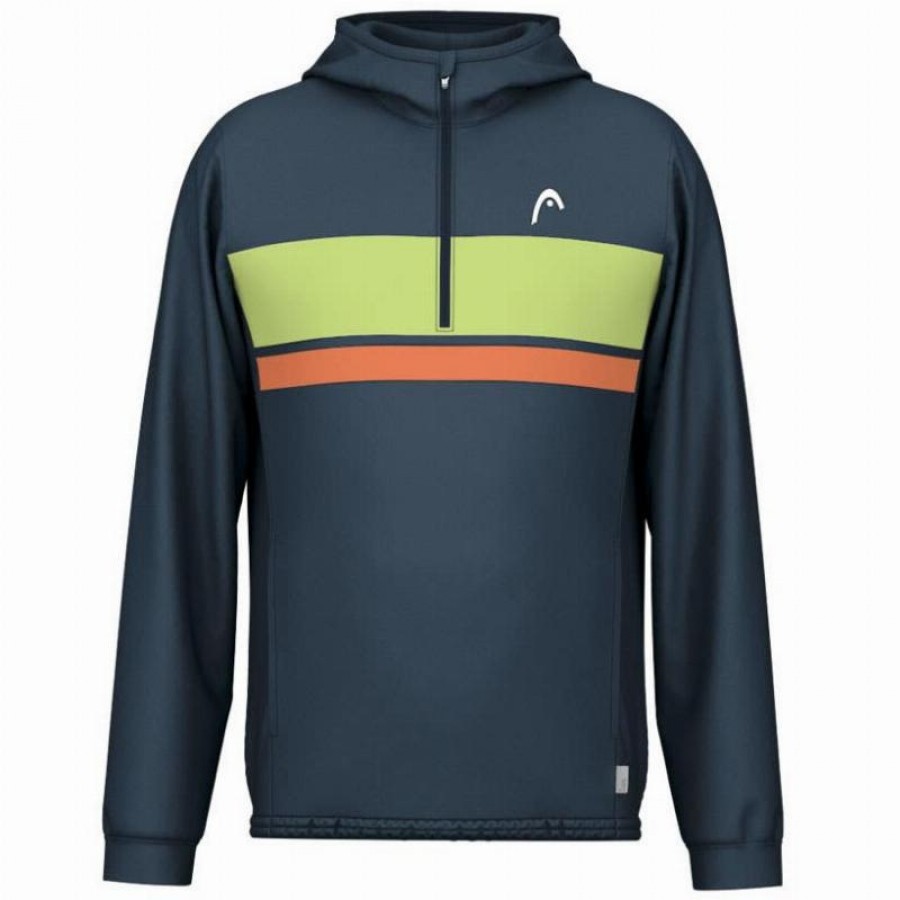 Head Topspin Felpa Blu Navy Lime  Offerta + Economico