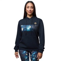 JHayber Universe Felpa da donna blu navy