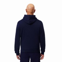 Lacoste Felpa in cotone blu navy