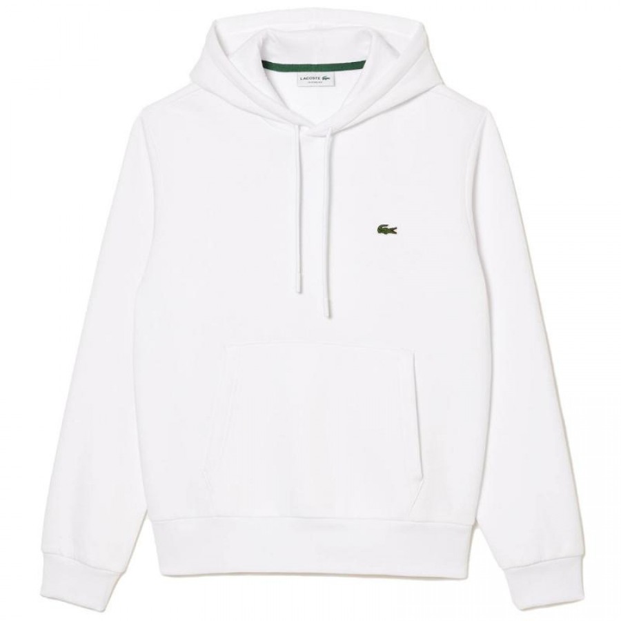 Lacoste Felpa Cotone Bianco
