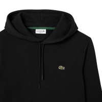 Lacoste Felpa Cotone Nero  Offerta + Economico