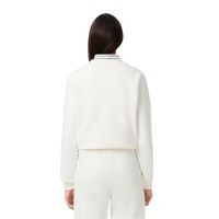 Lacoste Sport Felpa Donna Bianca