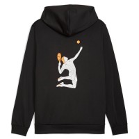 Puma Momo Gonzalez Felpa Singola Nero Arancio  Offerta + Economico