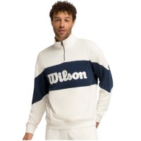 Sudadera Wilson Parkside Mezza Zip Blanco Beige  Offerta + Economico
