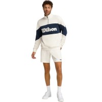 Sudadera Wilson Parkside Mezza Zip Blanco Beige  Offerta + Economico