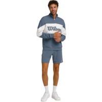 Wilson Parkside Felpa Mezza Zip Grigio Ottanio  Offerta + Economico