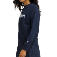 Wilson Team Crew felpa femminile blu navy