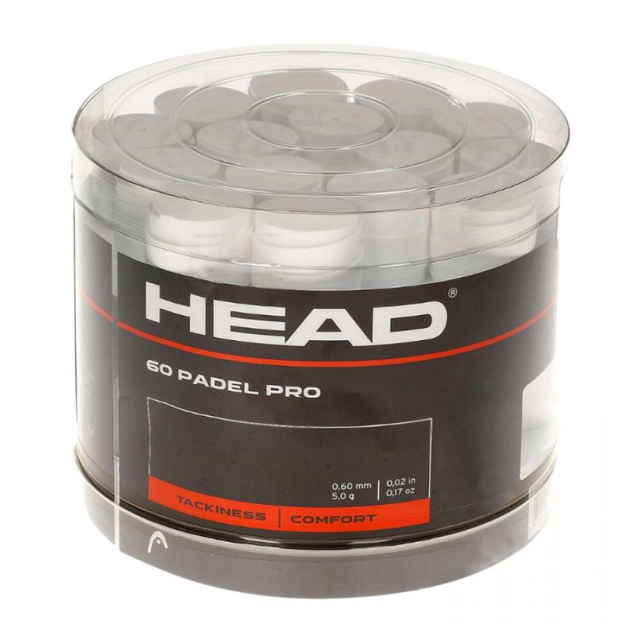 Drum Head Padel Pro Bianco 60 Overgrips  Offerta + Economico
