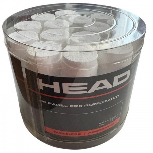Head Padel Pro Perforated White Drum 60 Overgrip