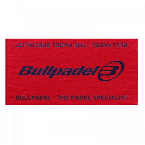 Bullpadel Towel 100x90 Rosso Nero
