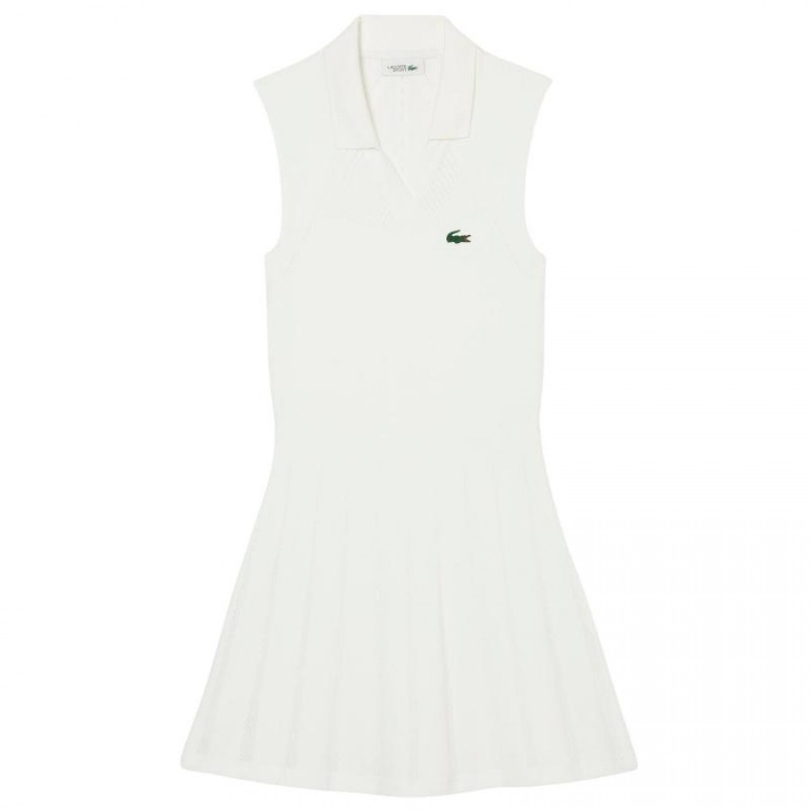 Lacoste Abito da Tennis Bianco  Offerta + Economico