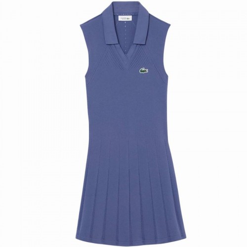 Lacoste Abito Tennis Azzurro Viola