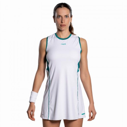 Vestito Nox Pro White Green Ivy