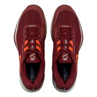 Scarpe Head Sprint Pro 3.5 Clay Rosso Scuro Arancione  Offerta + Economico