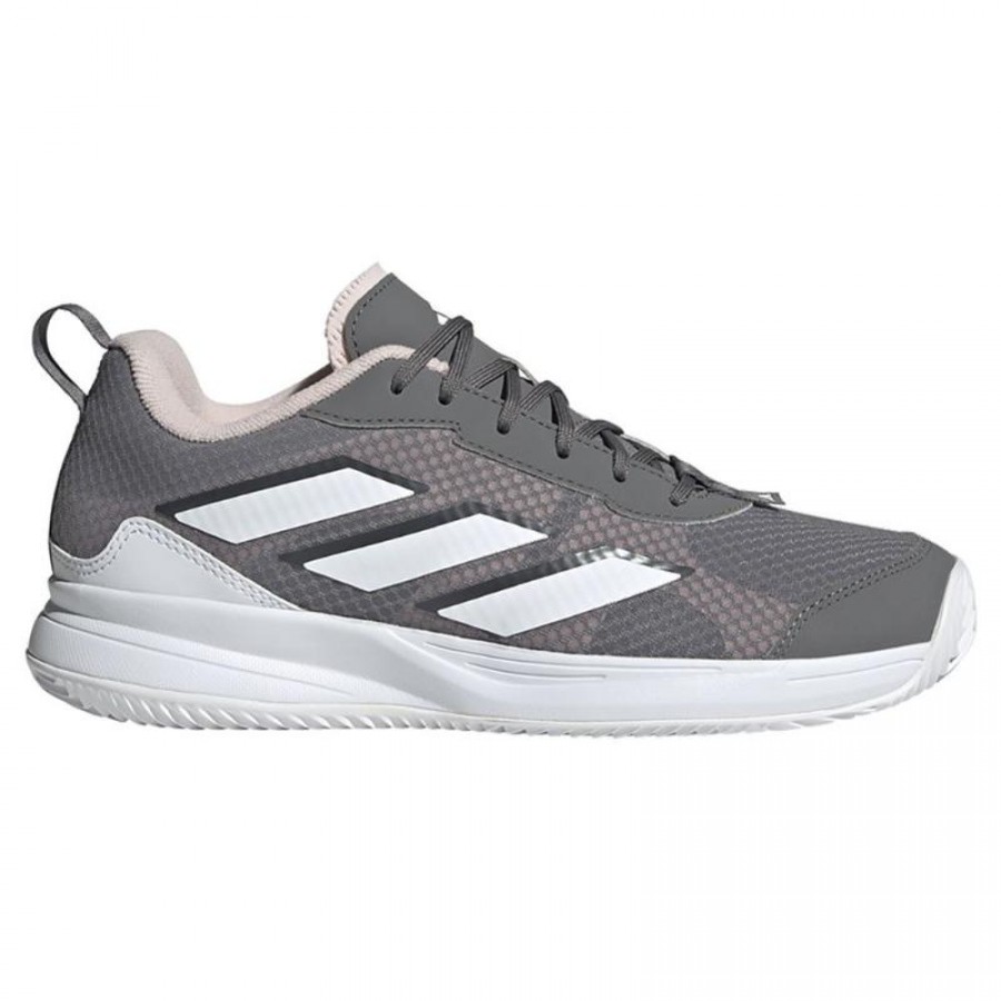 Adidas AvaFlash Clay Grigio Bianco Rosa Sneakers Donna  Offerta + Economico