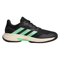 Adidas Court Jam Control M Sneakers Nero Verde PADELPOINT Adidas Court Jam Control M Sneakers Nero Verde