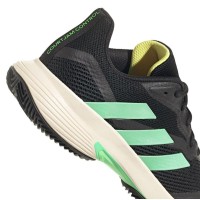 Adidas Court Jam Control M Sneakers Nero Verde PADELPOINT Adidas Court Jam Control M Sneakers Nero Verde