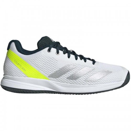 Scarpe da ginnastica Adidas Courtflash Speed 2 Bianco Argento Limone