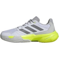 Adidas CourtJam Control 3 Bianco Argento Lucido Limone Sneakers Donna  Offerta + Economico