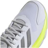 Adidas CourtJam Control 3 Bianco Argento Lucido Limone Sneakers Donna  Offerta + Economico