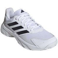 Adidas CourtJam Control Bianca Nero Grigio Scarpe