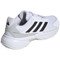 Adidas CourtJam Control Bianca Nero Grigio Scarpe
