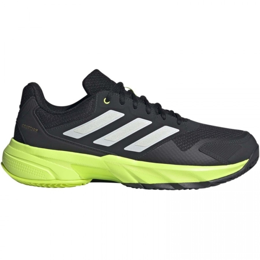 Adidas CourtJam Control Clay Carbon Lucid Lemon Sneakers  Offerta + Economico