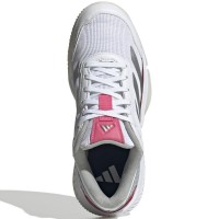 Adidas Courtquick Padel Bianco Argento Rosa Sneakers Donna