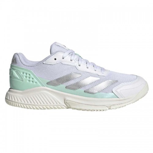 Adidas Courtquick Padel White Mint Green Sneakers da donna