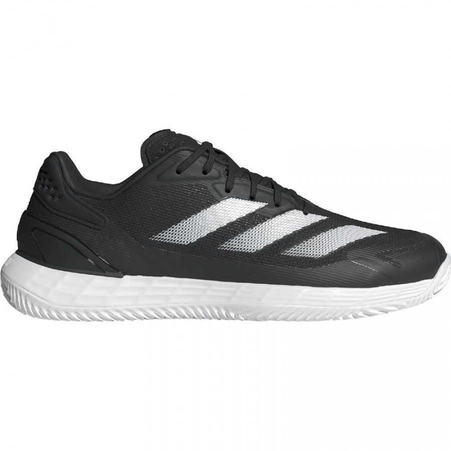 Adidas Defiant Speed 2 Scarpe da ginnastica Nere Bianche Grigio - Terra Battuta PADELPOINT Adidas Defiant Speed 2 Scarpe da ginnastica Nere Bianche Grigio - Terra Battuta