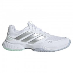 Sneakers da donna Adidas GameCourt 3 Argento Bianco