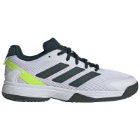 Adidas Ubersonic Verde Argento Lucido Limone Junior Scarpe da ginnastica